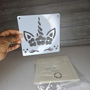 Unicorn Stencil Template Set Of 10 In 2 Sizes
